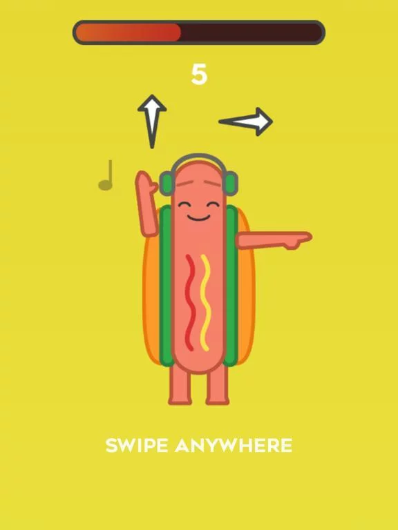 Изображение игры: Dancing Hotdog - The Hot Dog Game