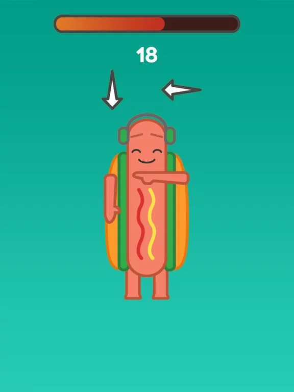Изображение игры: Dancing Hotdog - The Hot Dog Game
