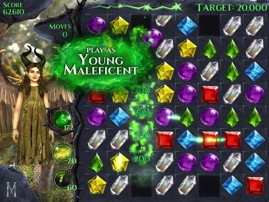 Изображение игры: Maleficent Free Fall
