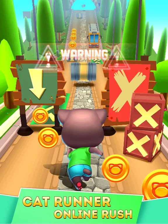 Изображение игры: Cat Runner - Online Rush