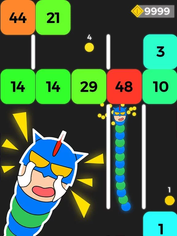 Изображение игры: Snake Dash- Ball VS Block Game