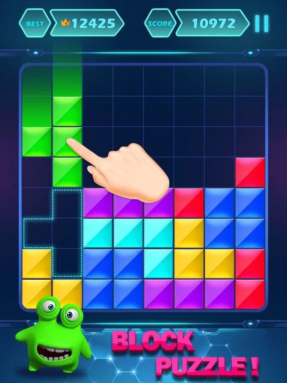 Изображение игры: Block Puzzledom
