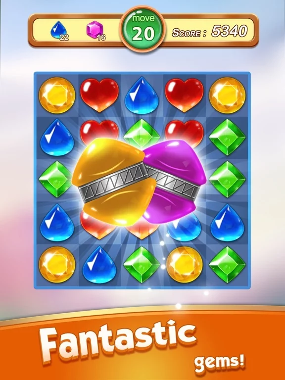 Изображение игры: Jewels & Gems - Match 3 Games