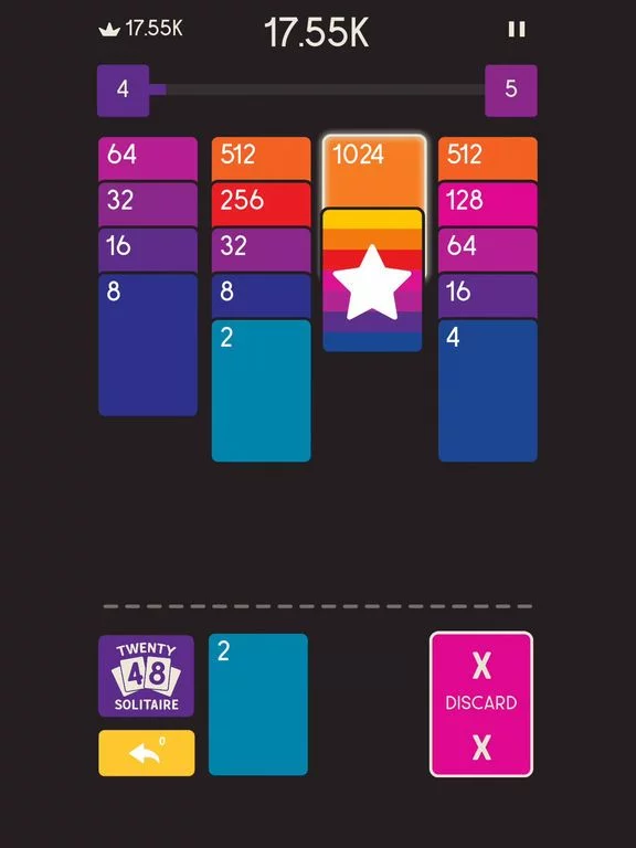 Изображение игры: Twenty48 Solitaire
