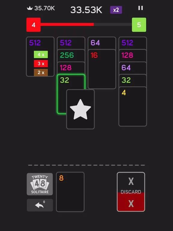 Изображение игры: Twenty48 Solitaire