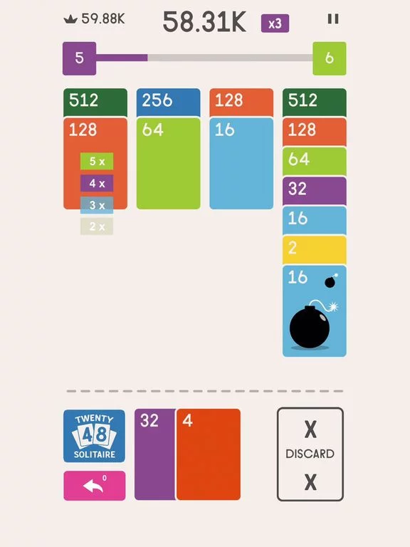 Изображение игры: Twenty48 Solitaire