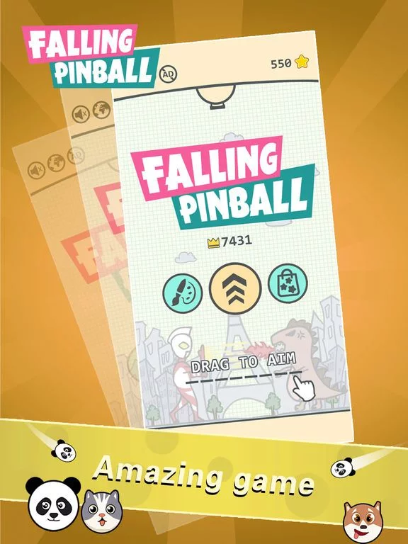 Изображение игры: Falling Pinball ！Dancing Balls