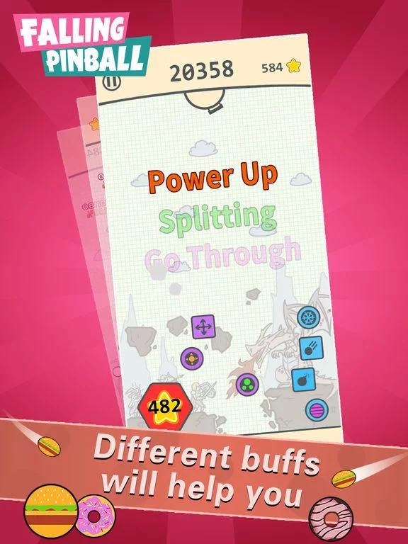 Изображение игры: Falling Pinball ！Dancing Balls
