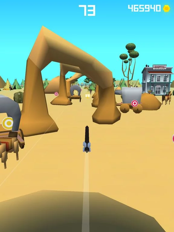 Изображение игры: Flying Arrow!