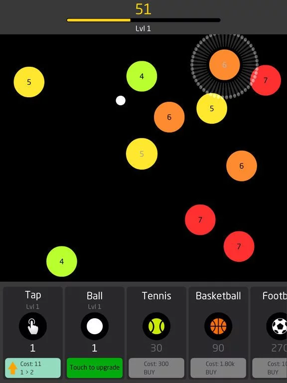 Изображение игры: Idle Balls