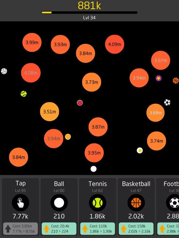 Изображение игры: Idle Balls