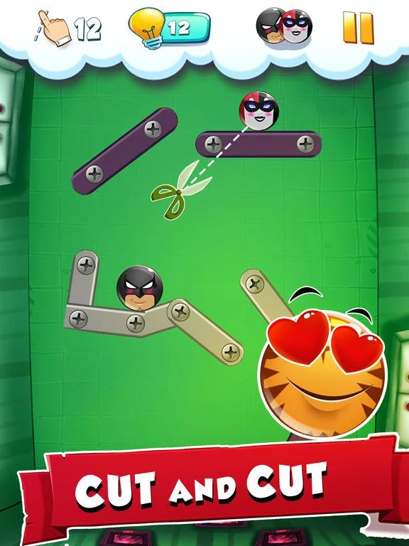Изображение игры: Cut the Loveballs