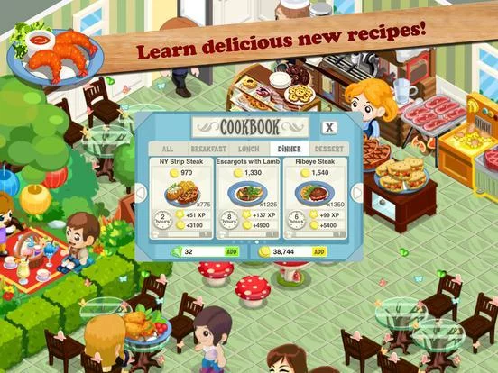 Изображение игры: Restaurant Story