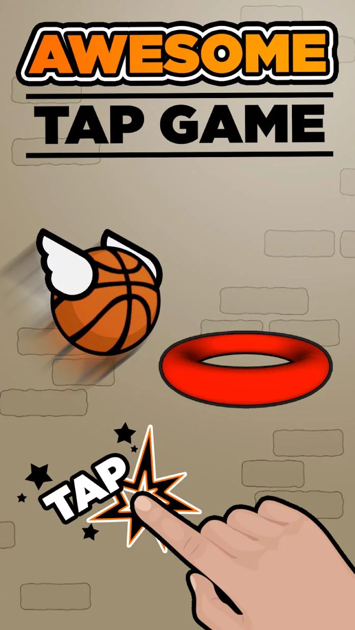 Изображение игры: Flappy Dunk