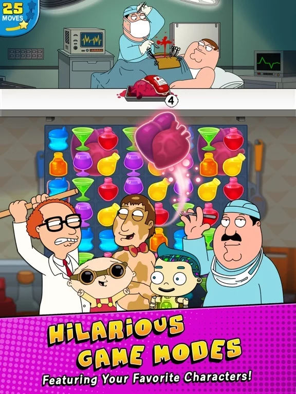 Изображение игры: Family Guy Freakin Mobile Game