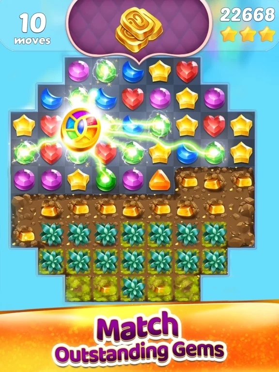 Изображение игры: Genies & Gems: Puzzle & Quests