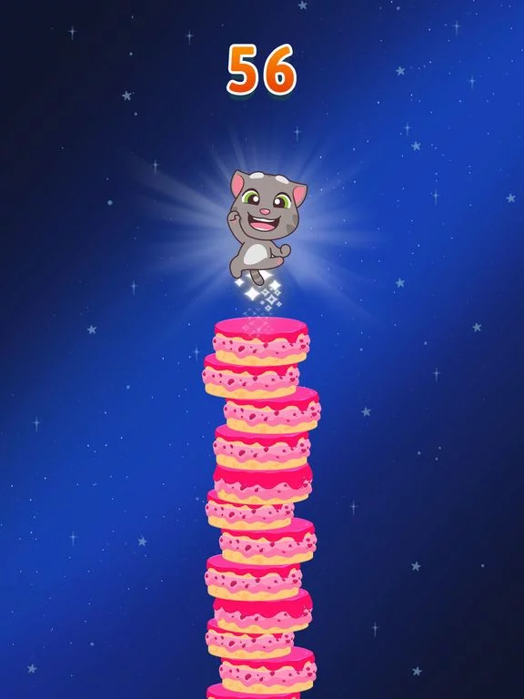 Изображение игры: Talking Tom Cake Jump