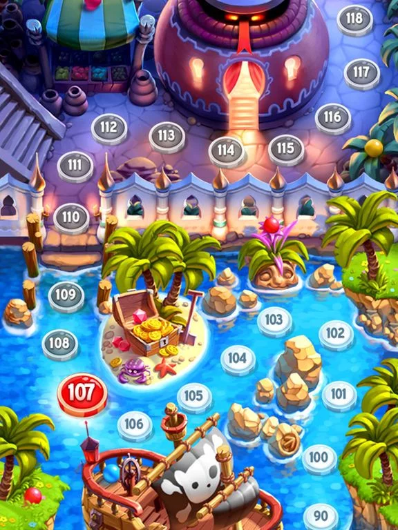Изображение игры: Talking Tom Bubble Shooter