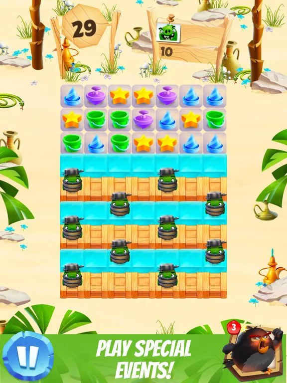 Изображение игры: Angry Birds Match