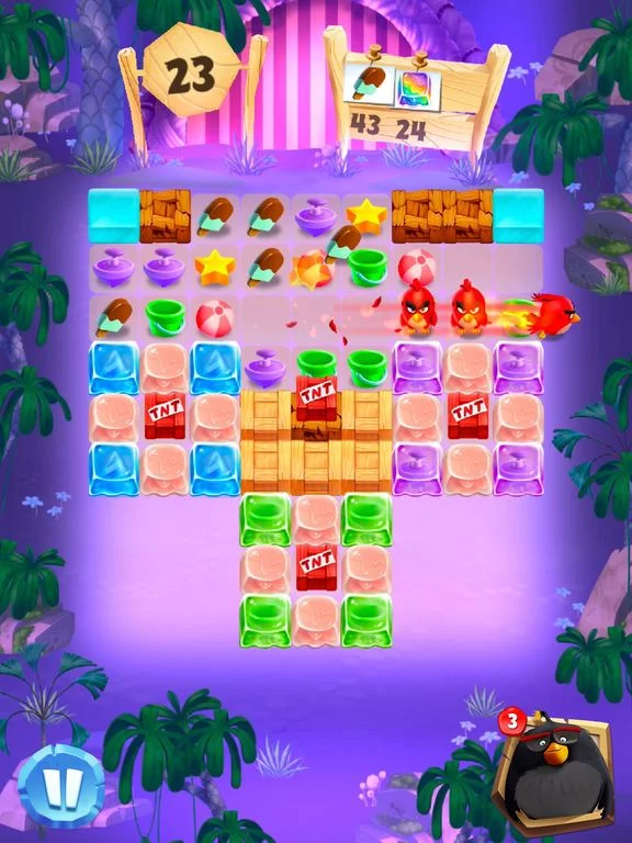 Изображение игры: Angry Birds Match