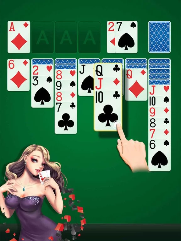 Изображение игры: Queen Solitaire