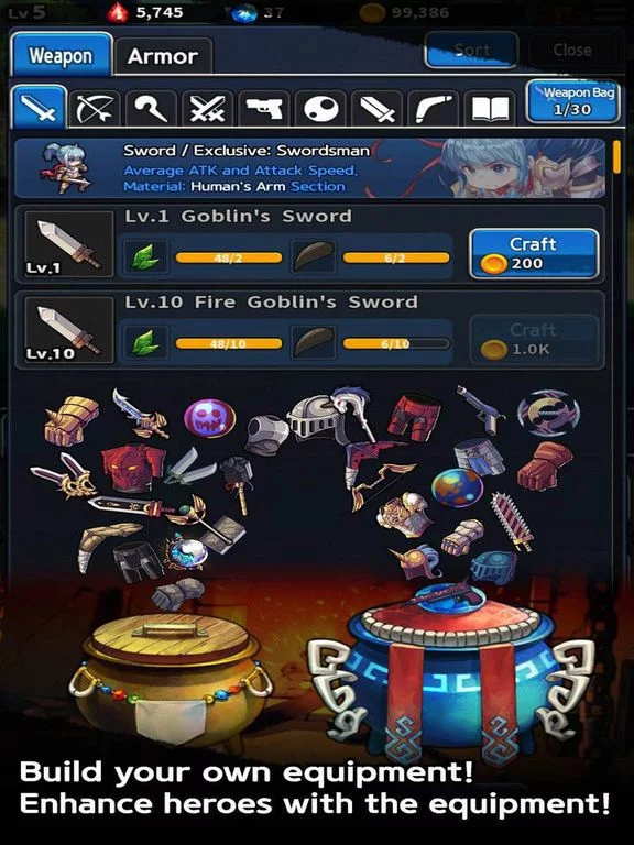 Изображение игры: Idle Knights