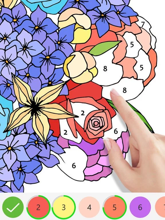 Изображение игры: Tap Color Coloring Game