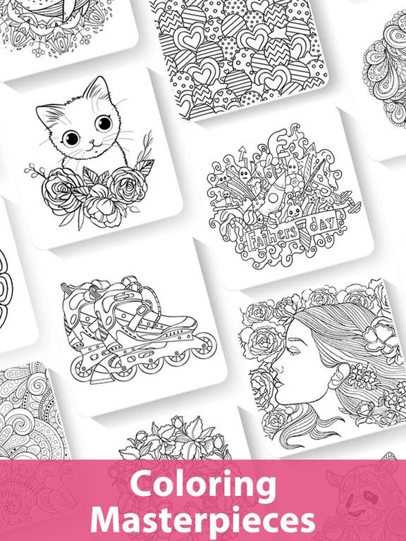 Изображение игры: Tap Color Coloring Game
