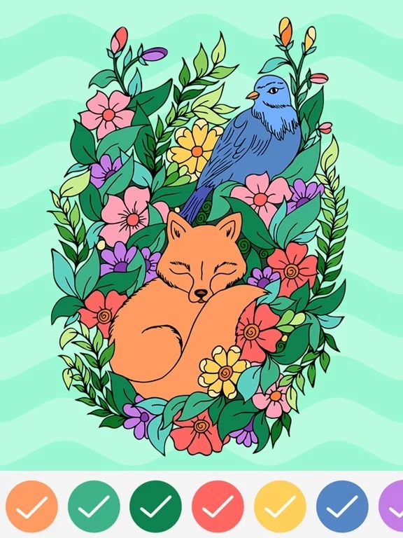 Изображение игры: Tap Color Coloring Game