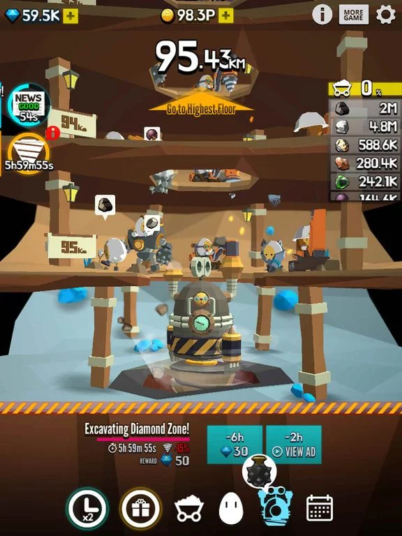 Изображение игры: Ground Driller