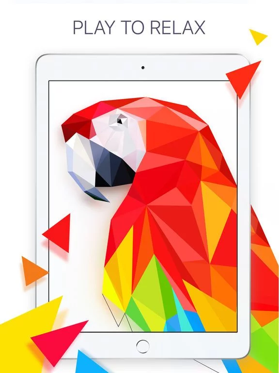 Изображение игры: Poly: Coloring Puzzle Art Book