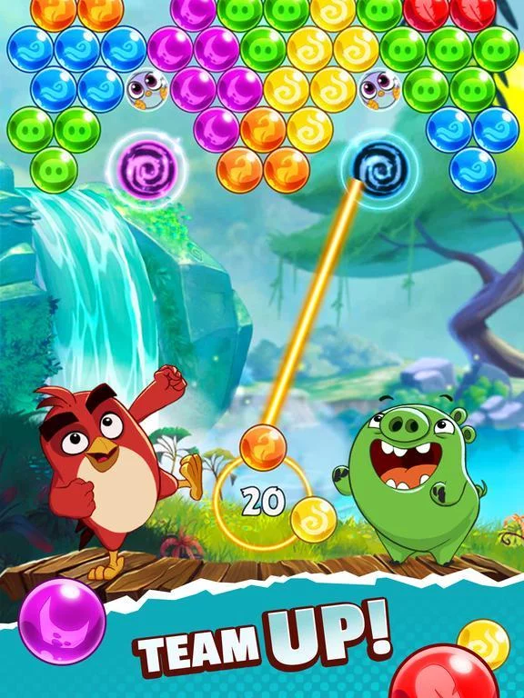 Изображение игры: Angry Birds POP 2