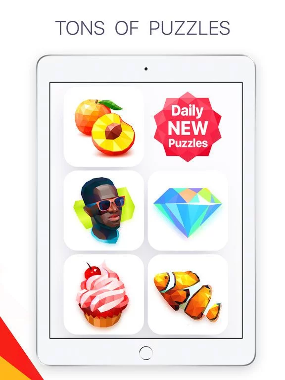 Изображение игры: Poly: Coloring Puzzle Art Book