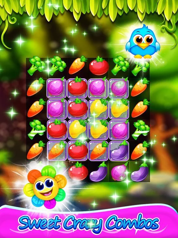 Изображение игры: Charm Garden Veggies - Sweet Fruit Tales Heroes