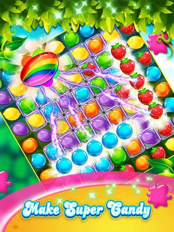 Изображение игры: Charm Fruits Garden - New Sweet Match3 Blast
