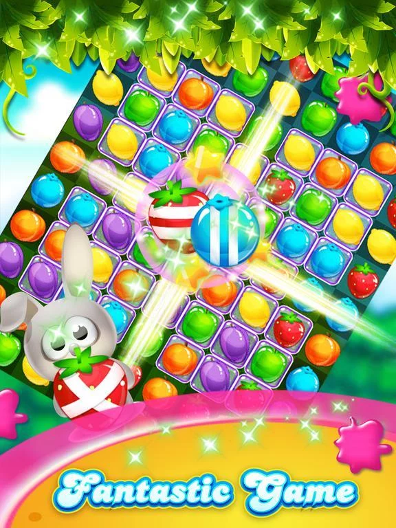 Изображение игры: Charm Fruits Garden - New Sweet Match3 Blast
