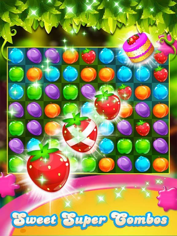 Изображение игры: Charm Fruits Garden - New Sweet Match3 Blast