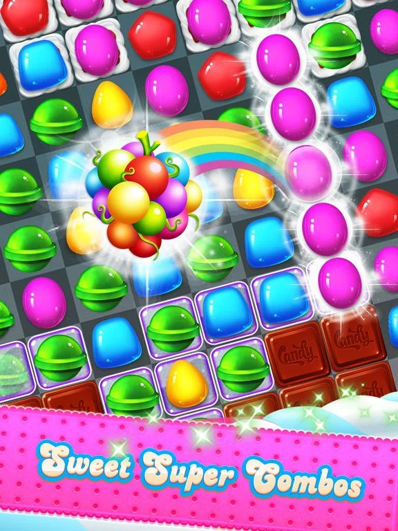 Изображение игры: Candy Sweet - best match 3 puzzle