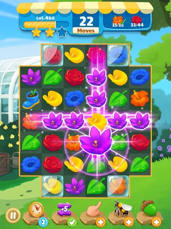 Изображение игры: Flower Legends Match 3