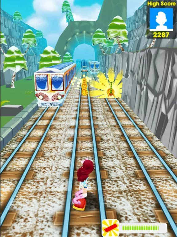 Изображение игры: Frozen Princess Subway Surf Run