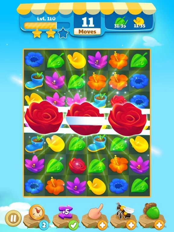 Изображение игры: Flower Legends Match 3