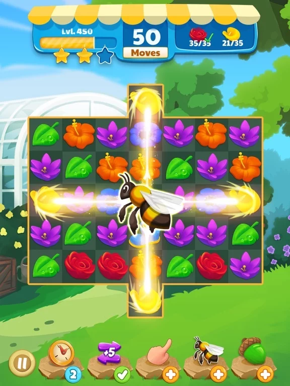 Изображение игры: Flower Legends Match 3