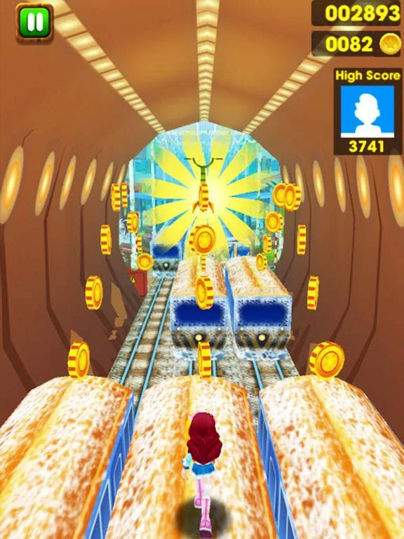 Изображение игры: Frozen Princess Subway Surf Run