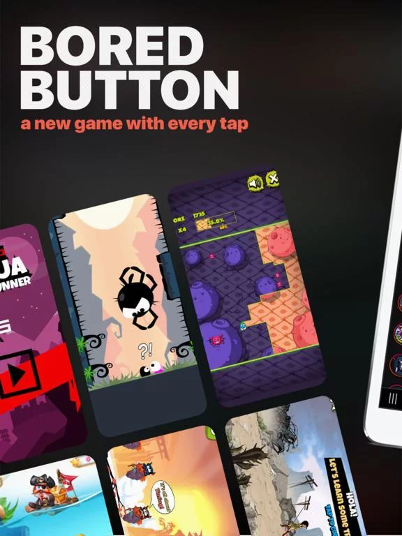 Изображение игры: Bored Button - Games