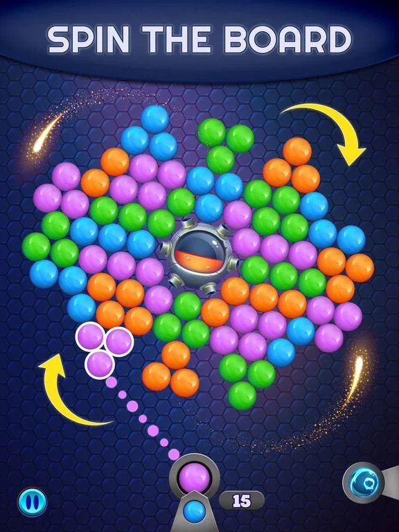 Изображение игры: Bubble Pop Spinner