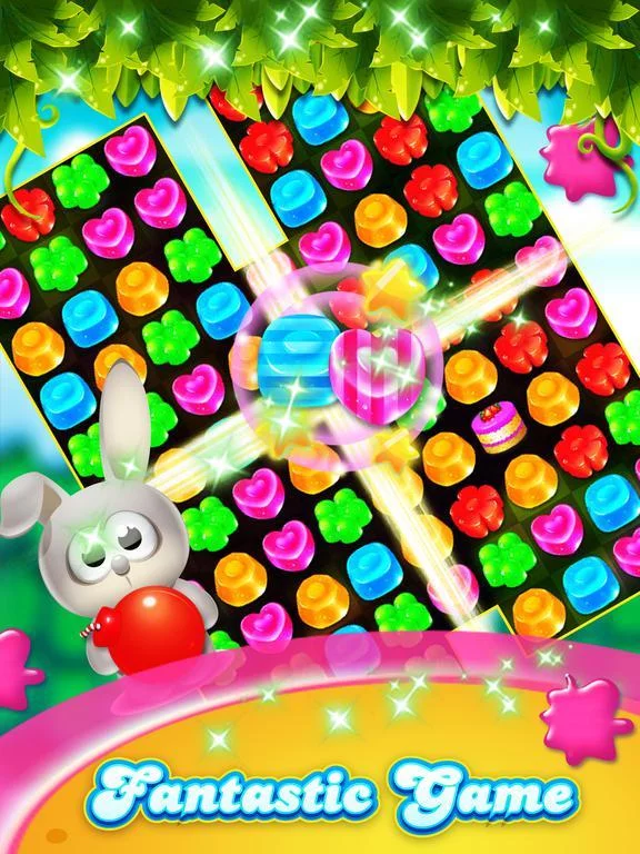 Изображение игры: Candy Gems - New Best Match 3 Puzzle Game
