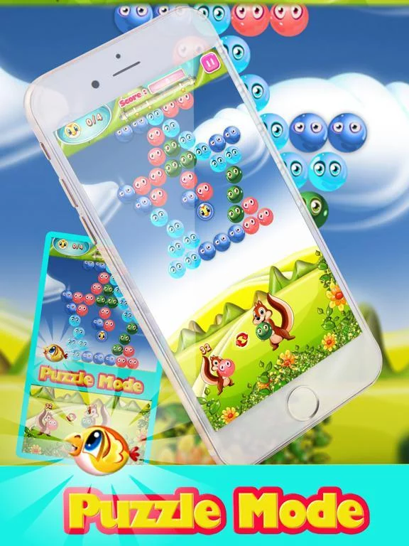 Изображение игры: Bubble Birds POP! - Match 3 Puzzle Shooter