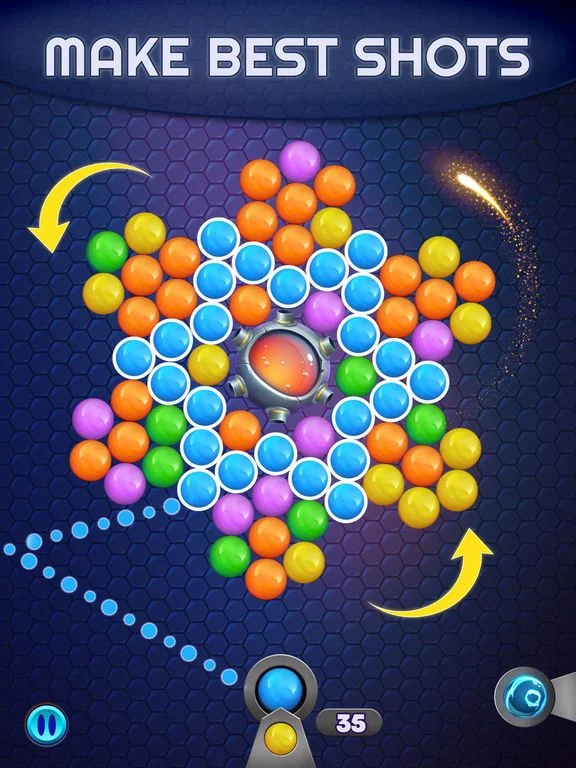 Изображение игры: Bubble Pop Spinner