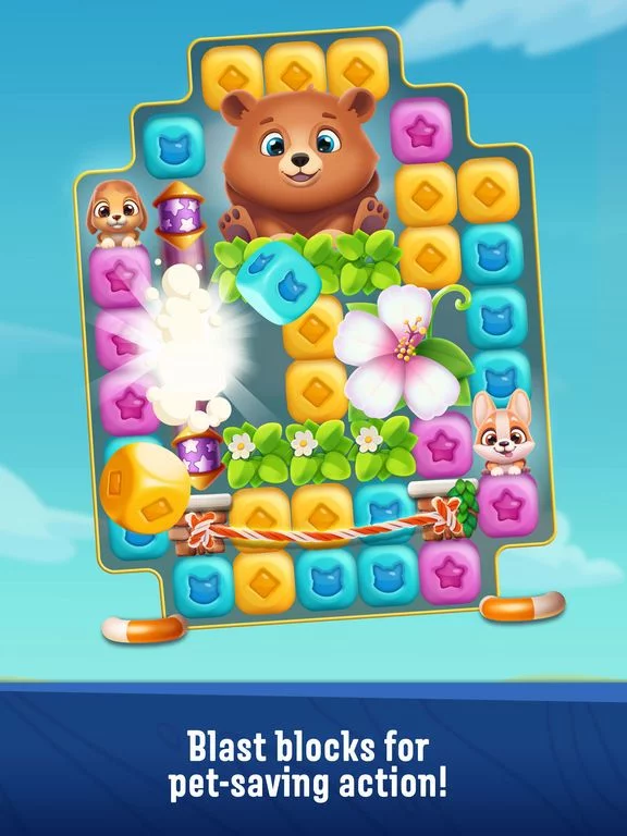 Изображение игры: Pet Rescue Puzzle Saga