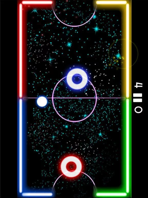 Изображение игры: Glow Hockey HD - Best Neon Light Air Hockey